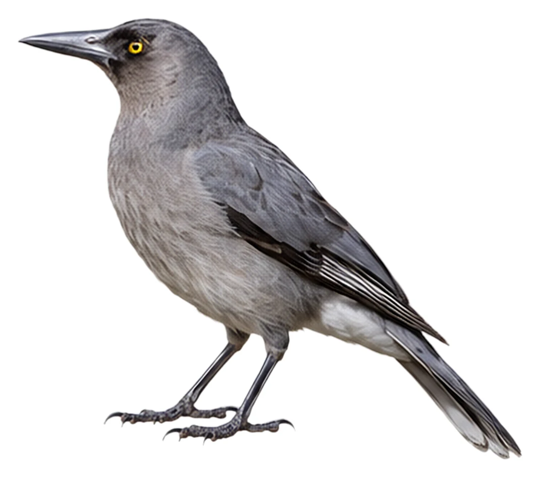 Grey Currawong · Original color inspiration