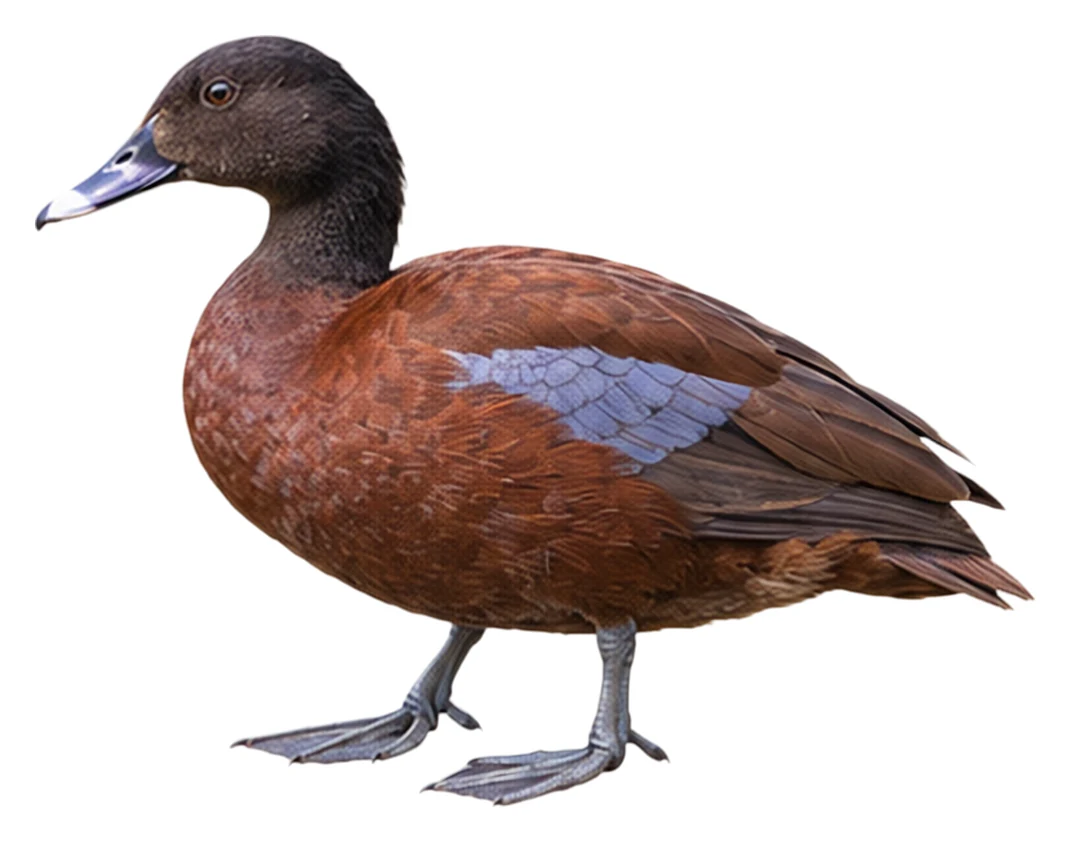 Pato de Hartlaub · Colores originales