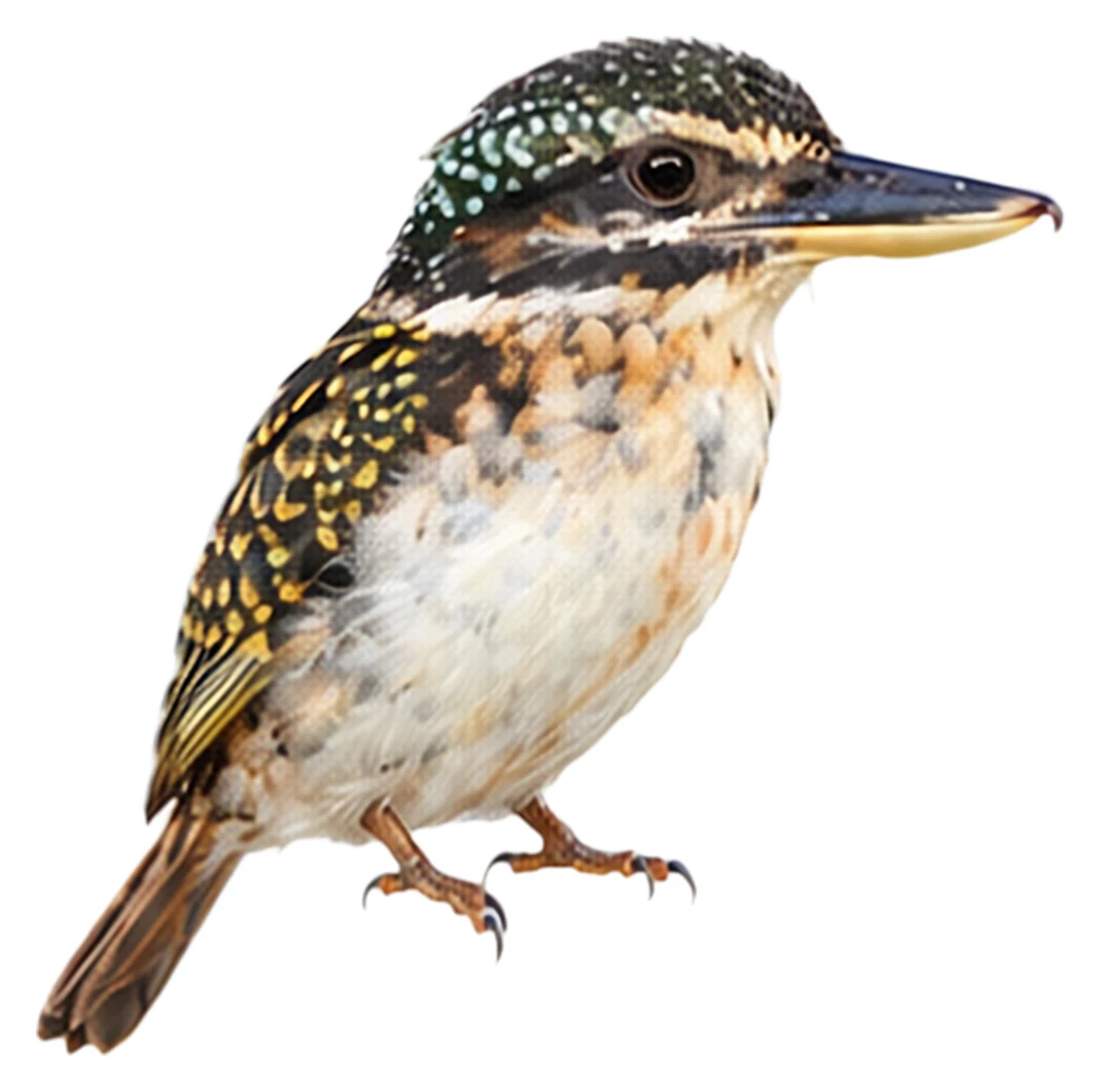 Hook-billed Kingfisher · Original color inspiration