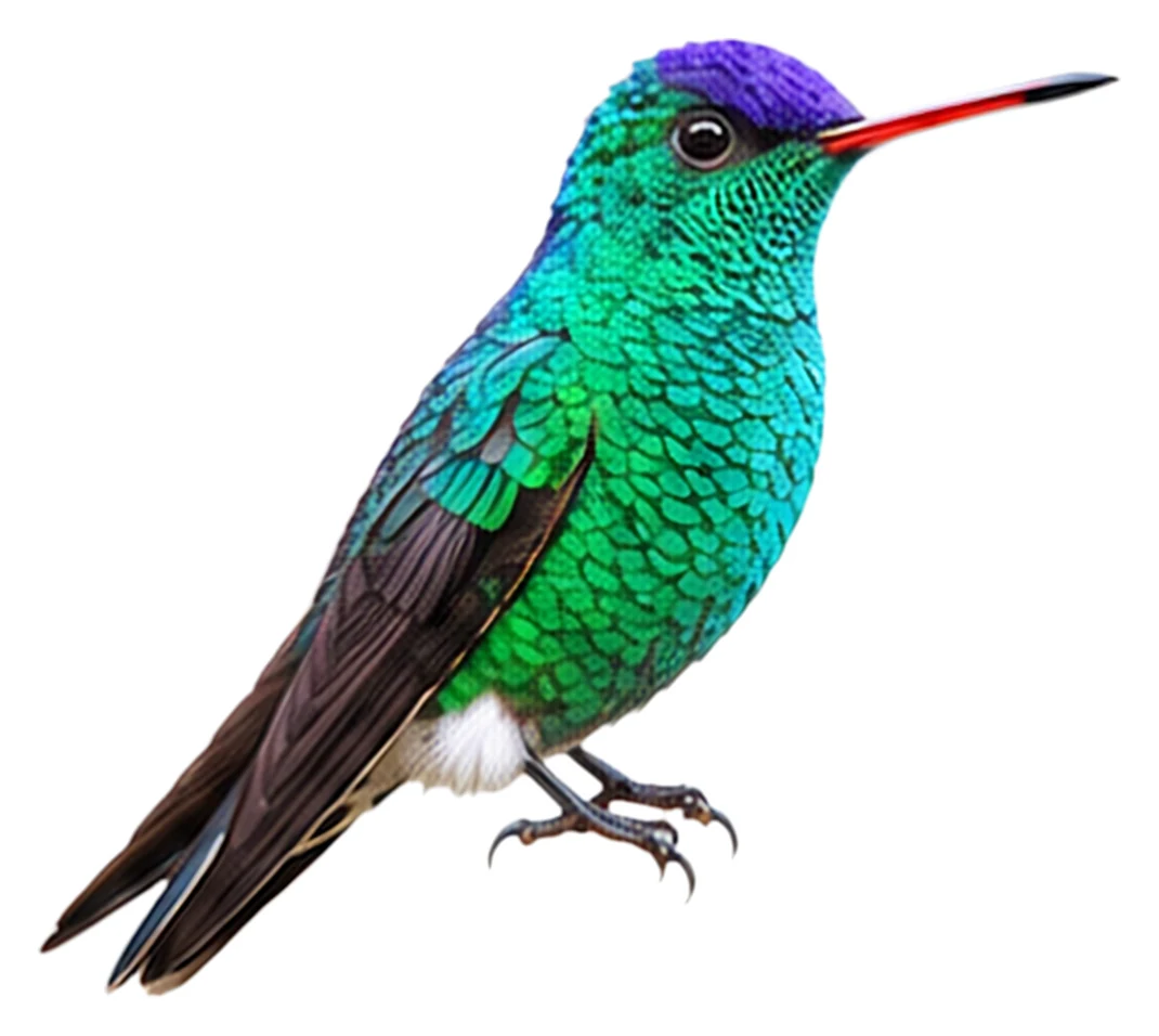Indigo-capped Hummingbird · Original color inspiration
