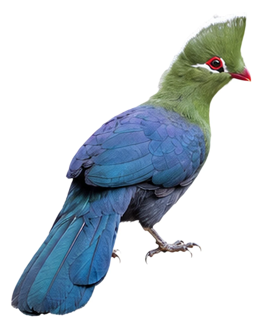 Knysna Turaco · Original color inspiration