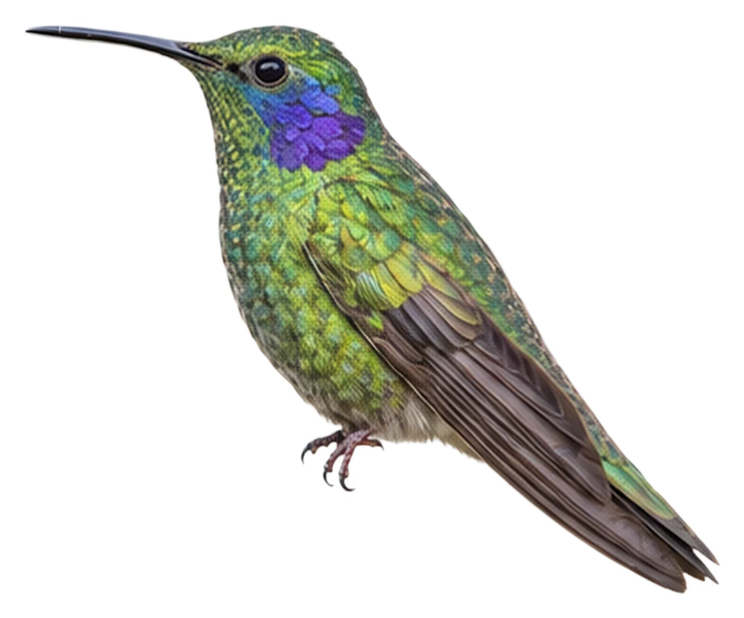 Lesser Violetear · Original color inspiration