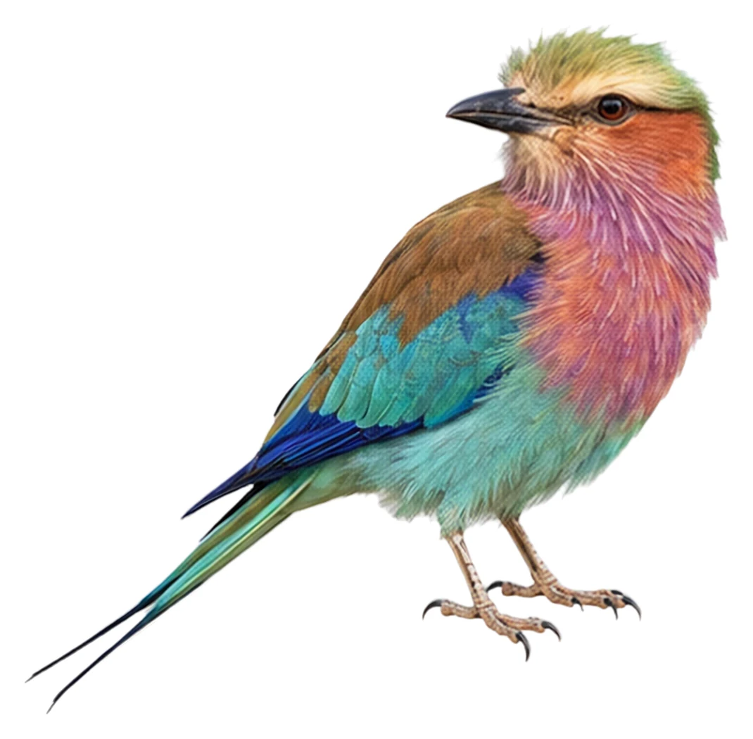 Lilac-breasted Roller · Original color inspiration