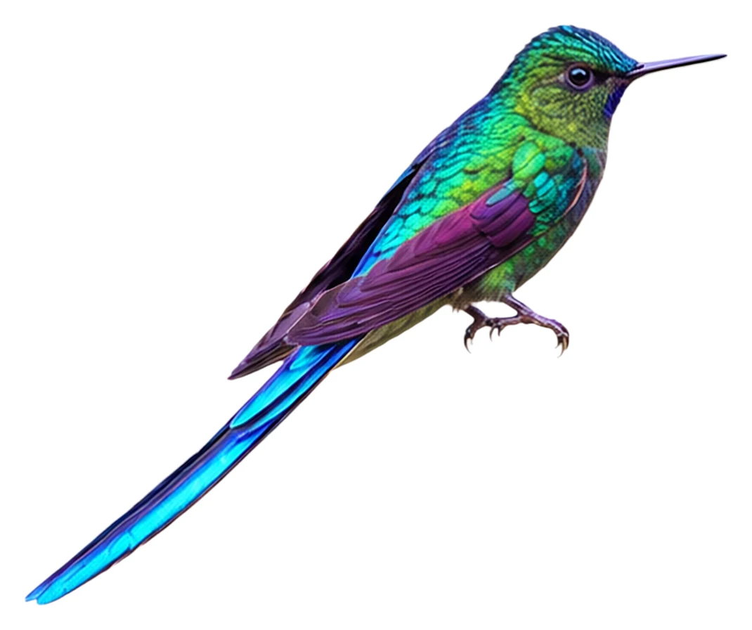 Long-tailed Sylph · Original color inspiration