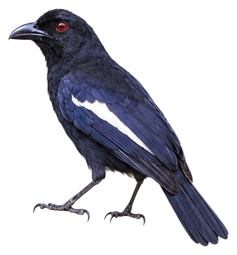 Malayan Black Magpie · Original color inspiration