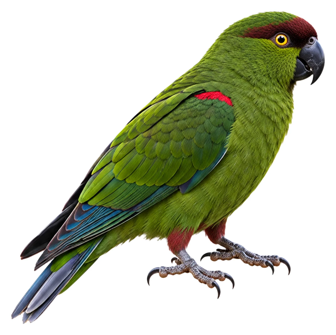 Maroon-fronted Parrot · Original color inspiration