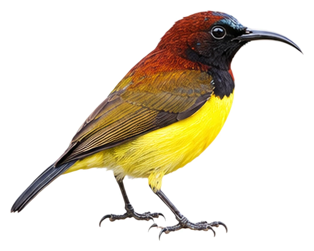 Maroon-naped Sunbird · Original color inspiration