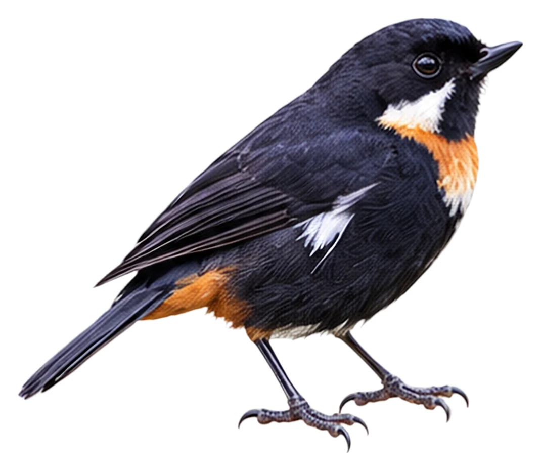 Moustached Flowerpiercer · Original color inspiration