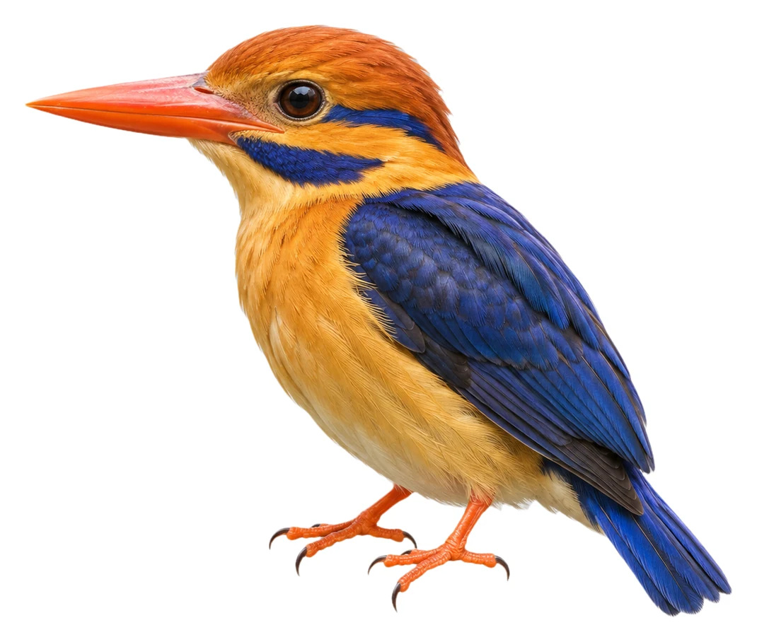 Moustached Kingfisher · Original color inspiration