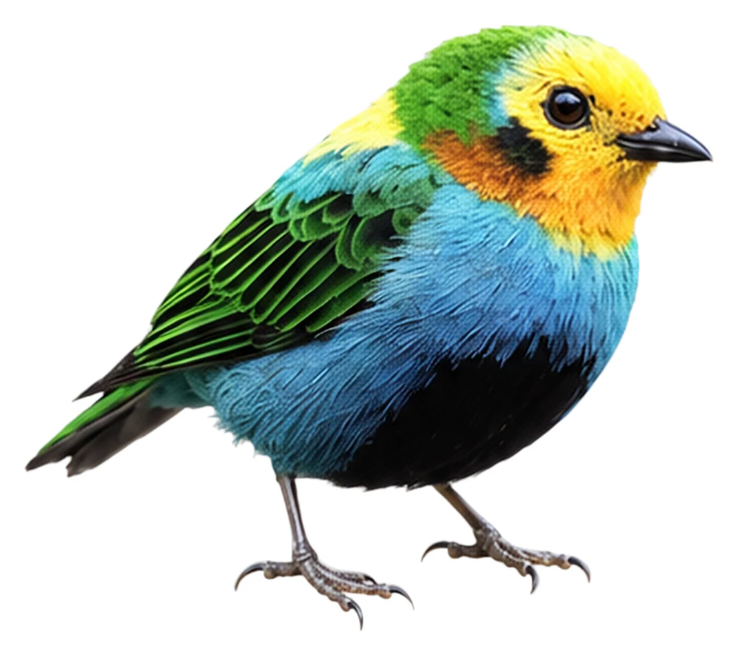 Multicolored Tanager · Original color inspiration