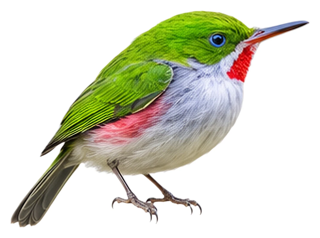 Narrow-billed Tody · Original color inspiration