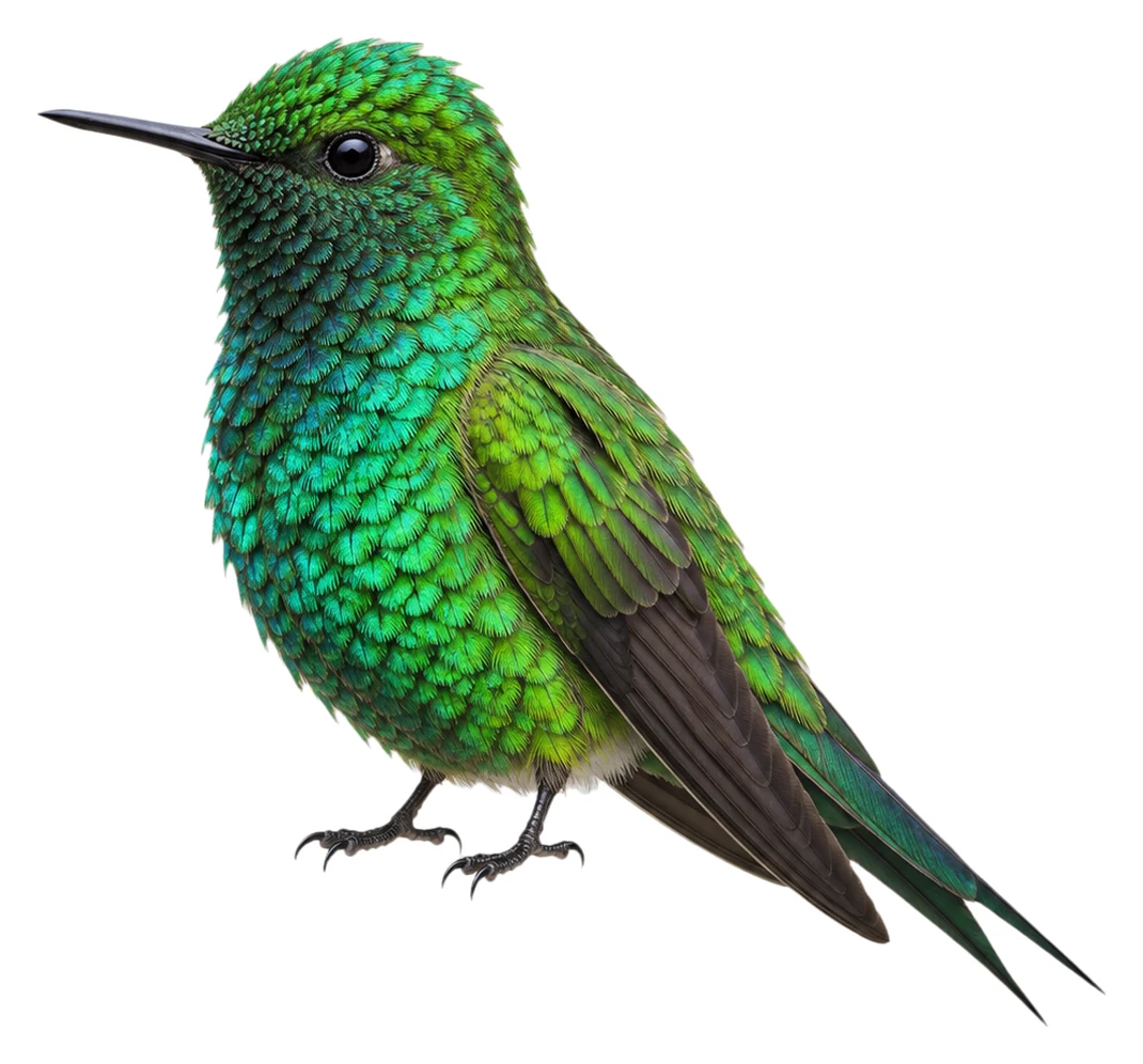 Narrow-tailed Emerald · Original color inspiration