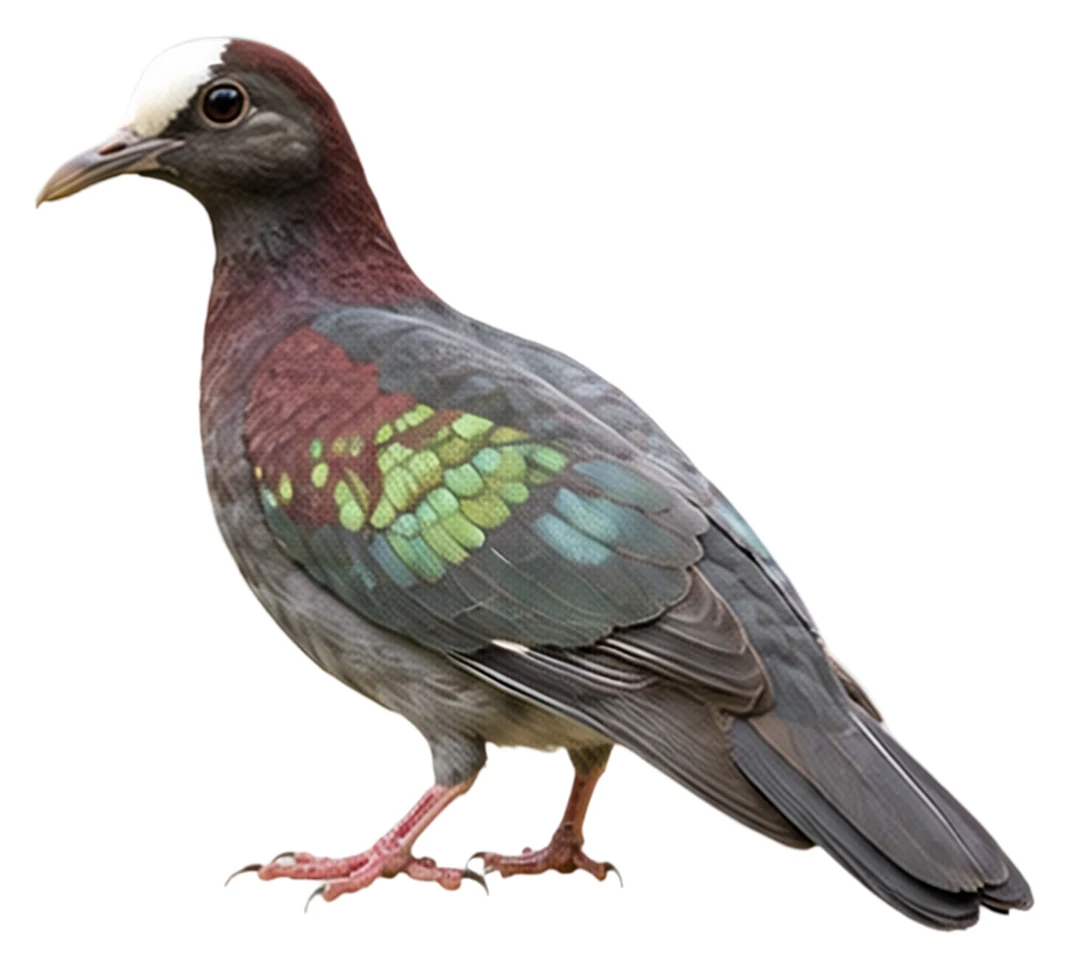 New Guinea Bronzewing · Original color inspiration
