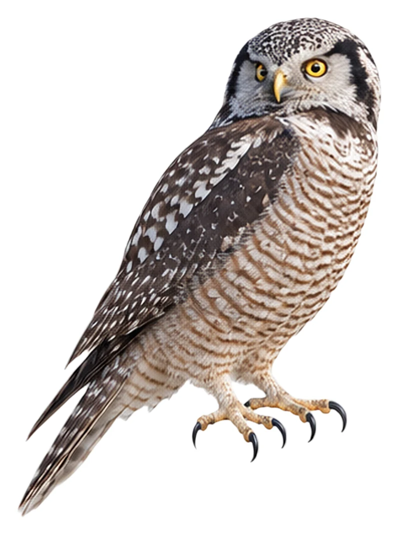 Northern Hawk-Owl · Original color inspiration