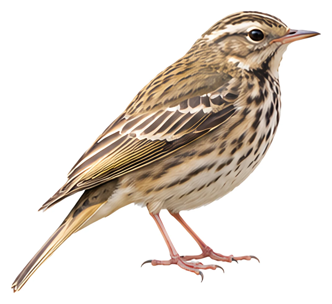 Olive-backed Pipit · Original color inspiration