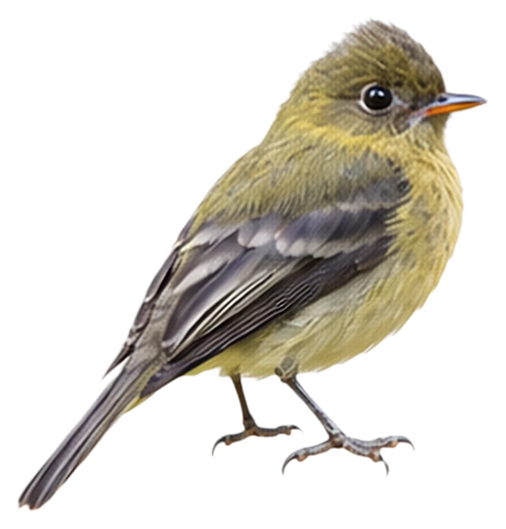 Olive Tufted Flycatcher · Original color inspiration