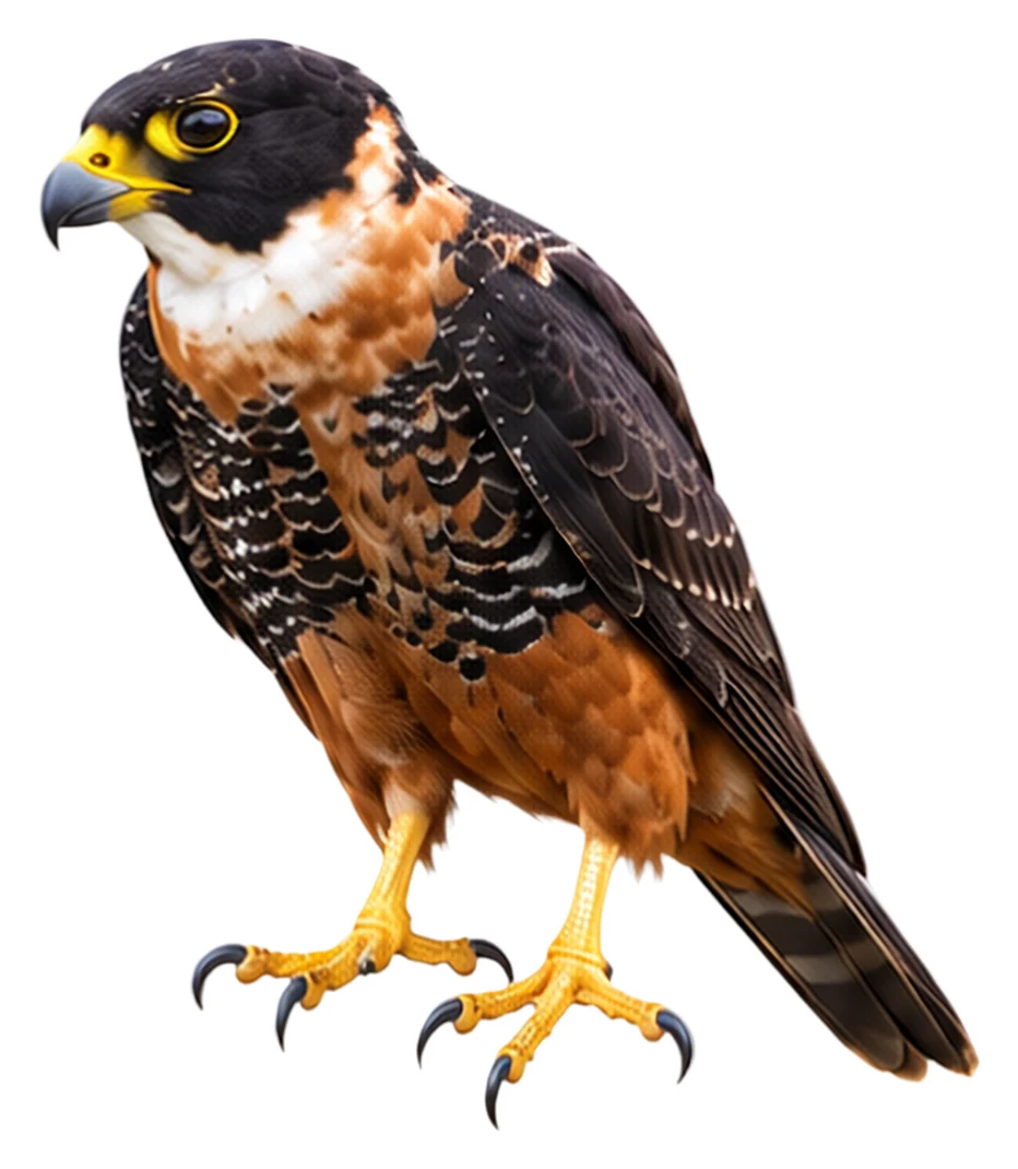 Orange-breasted Falcon · Original color inspiration
