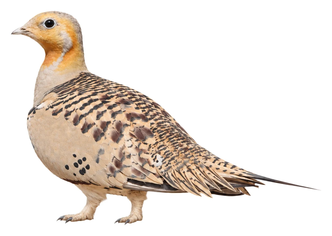 Pallas's Sandgrouse · Original color inspiration