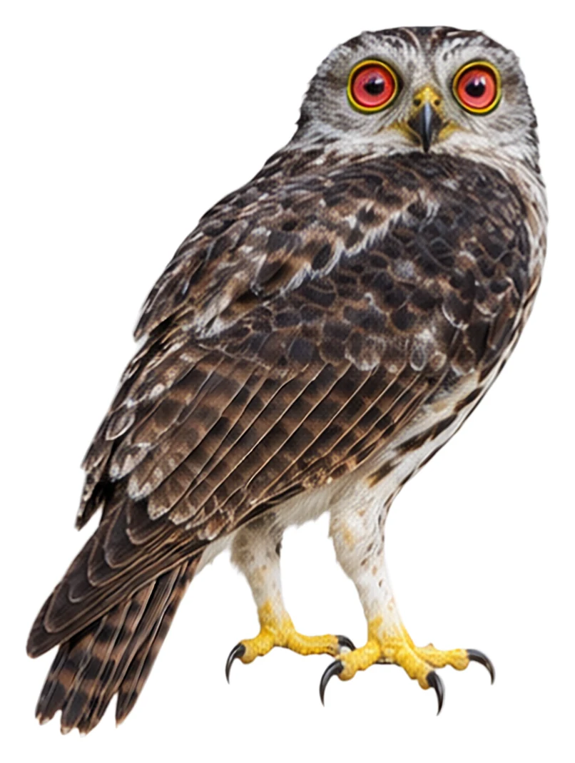 Papuan Hawk-Owl · Original color inspiration