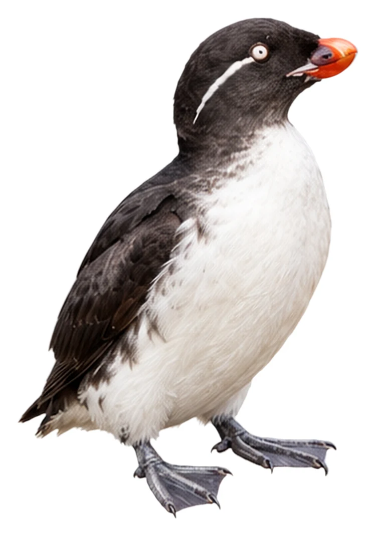 Parakeet Auklet · Original color inspiration