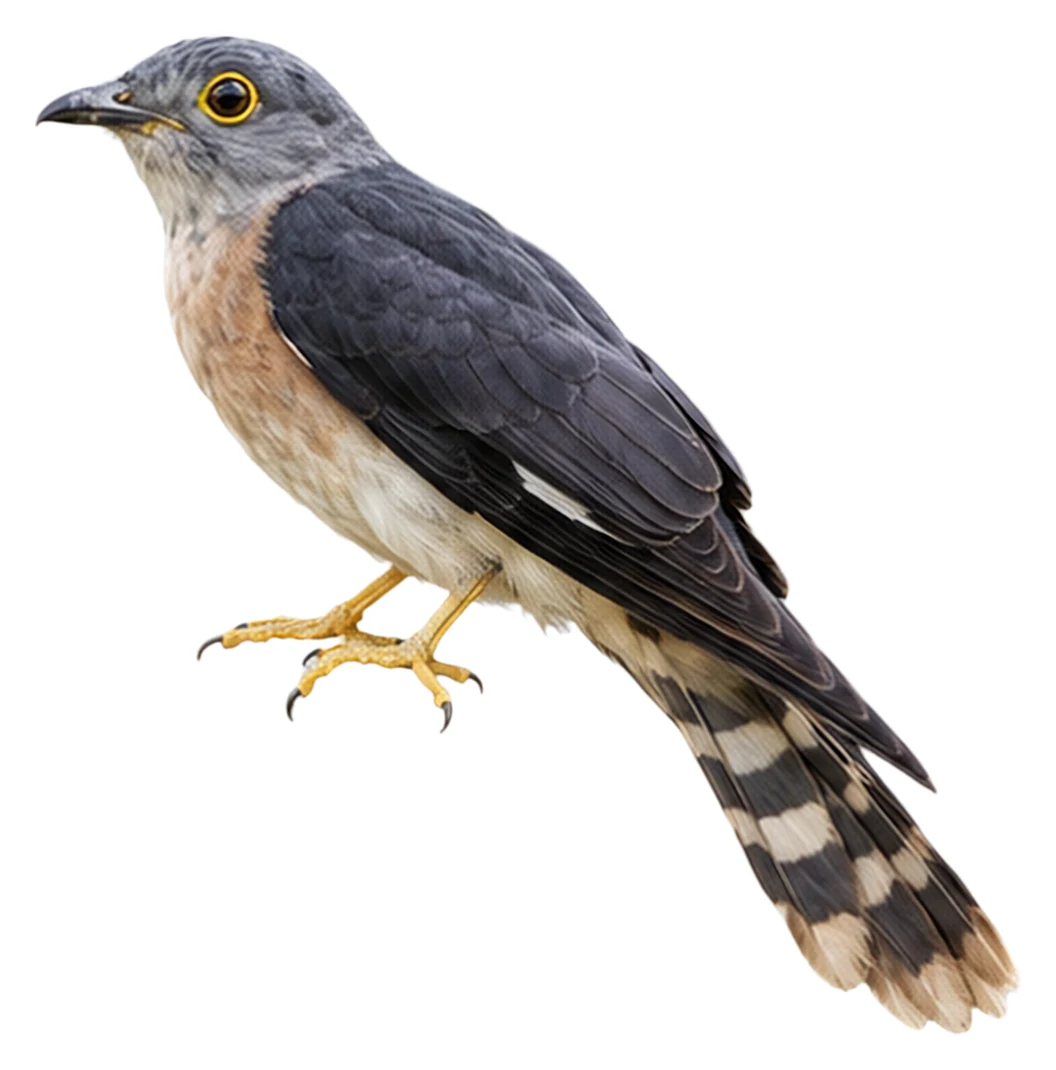 Philippine Hawk-Cuckoo · Original color inspiration