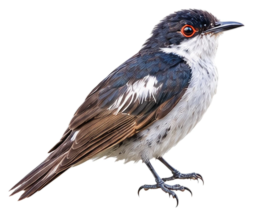 Pied Bronze Cuckoo · Original color inspiration
