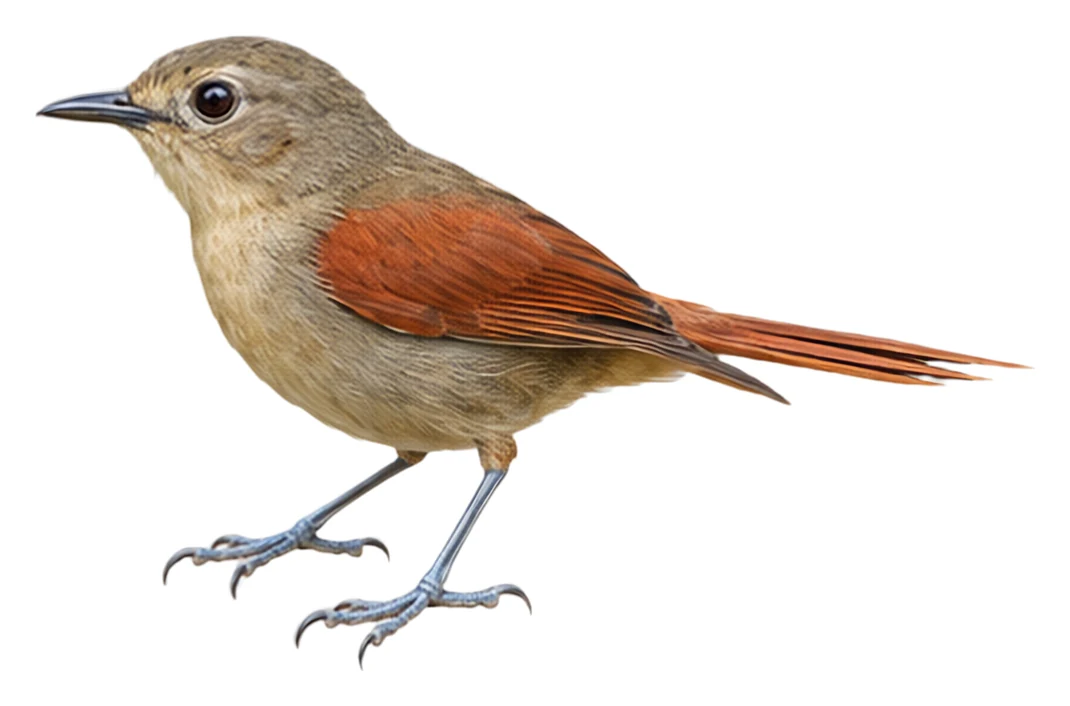 Plain-crowned Spinetail · Original color inspiration