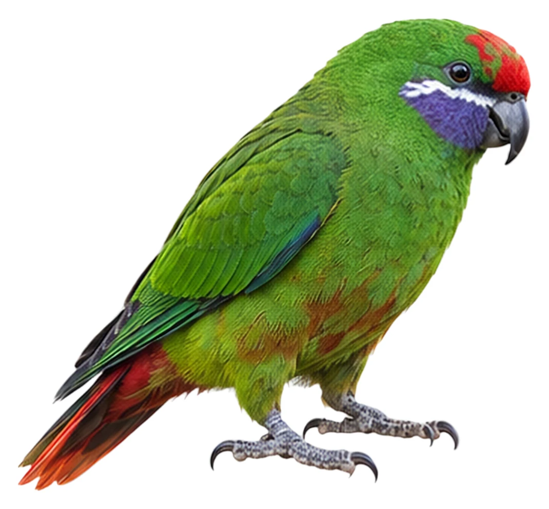 Plum-faced Lorikeet · Original color inspiration