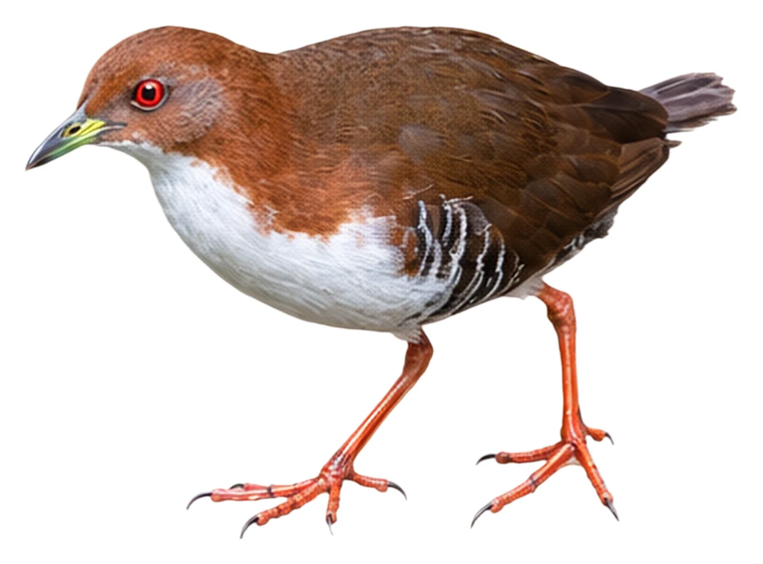 Red-and-white Crake · Original color inspiration