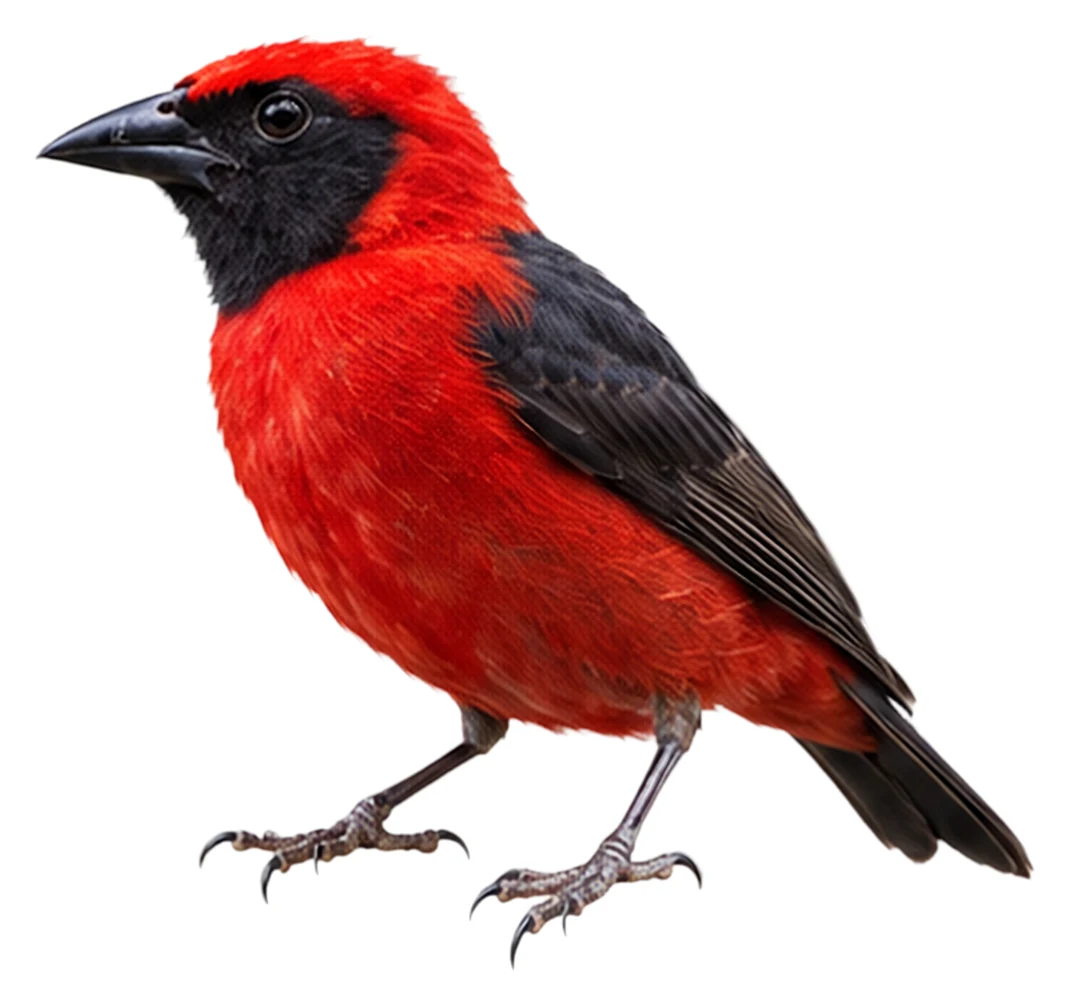 Red-bellied Malimbe · Original color inspiration