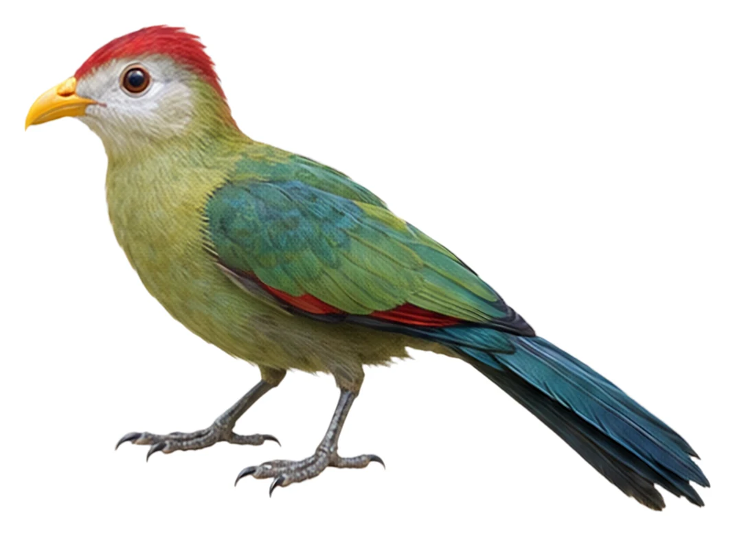Red-crested Turaco · Original color inspiration