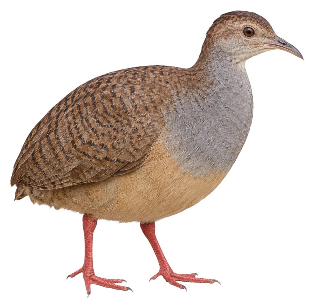 Red-legged Tinamou · Original color inspiration