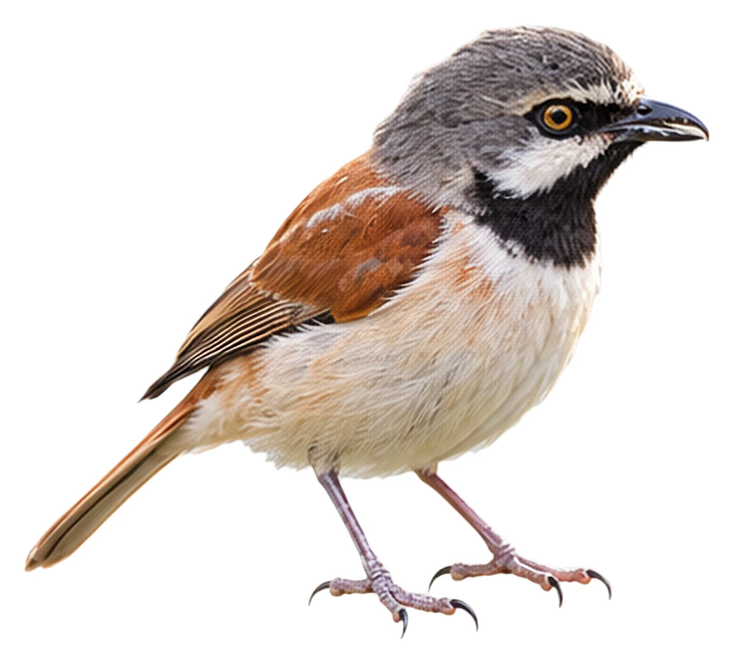 Red-shouldered Vanga · Original color inspiration