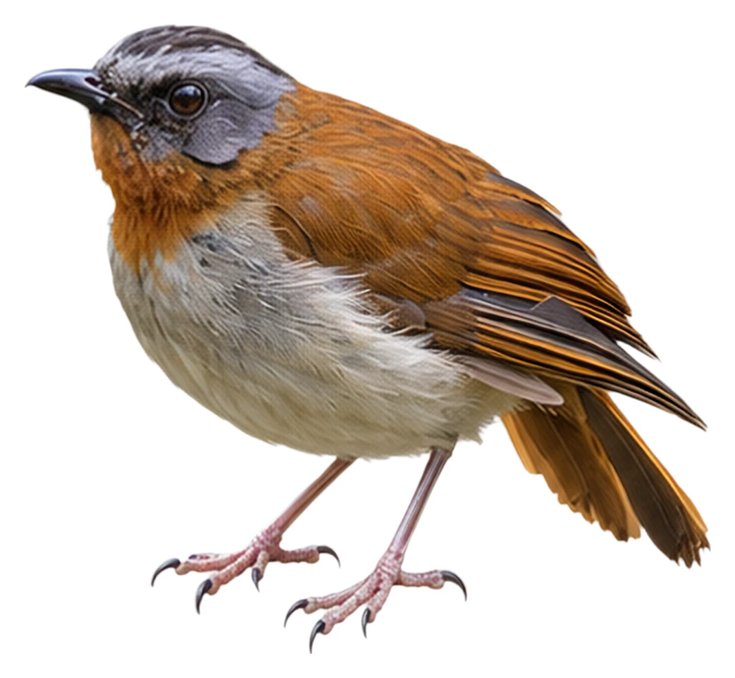 Red-throated Alethe · Original color inspiration