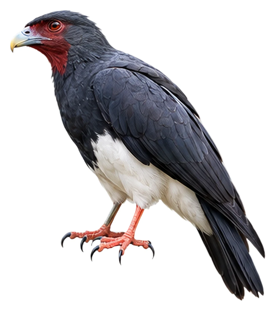 Red-throated Caracara · Original color inspiration