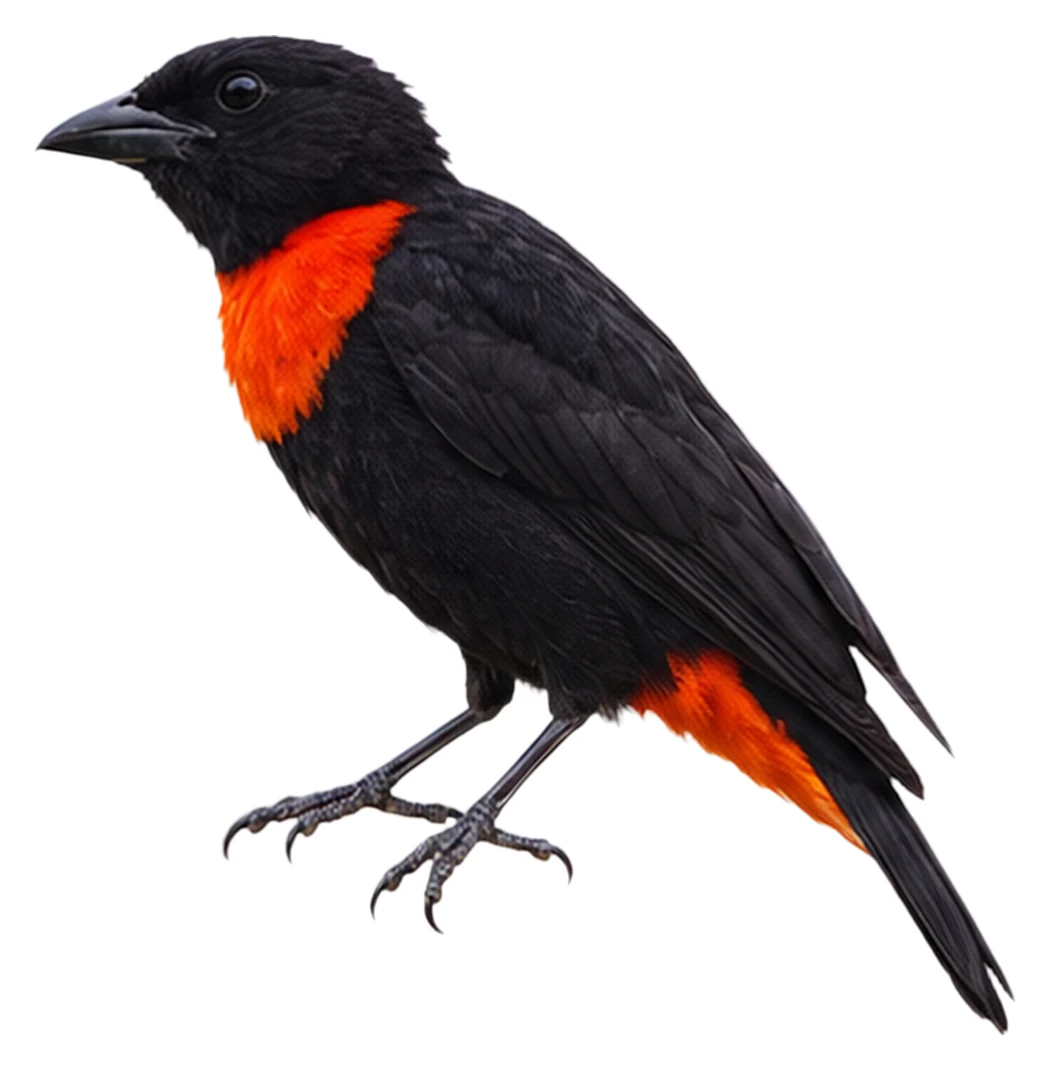 Red-vented Malimbe · Original color inspiration