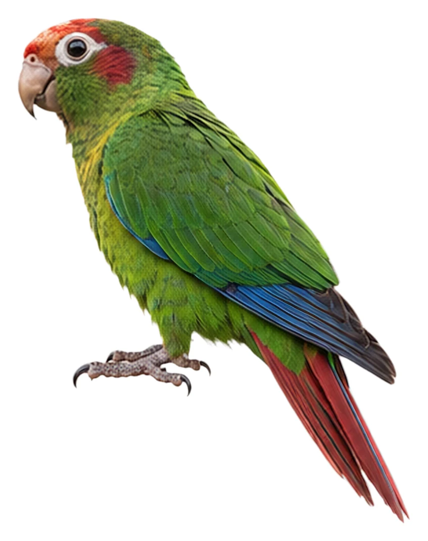 Rose-crowned Parakeet · Original color inspiration