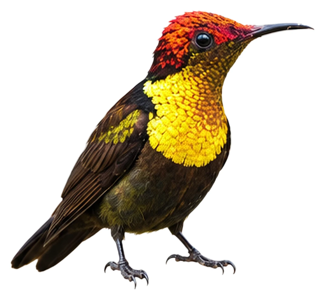 Ruby-topaz Hummingbird · Original color inspiration