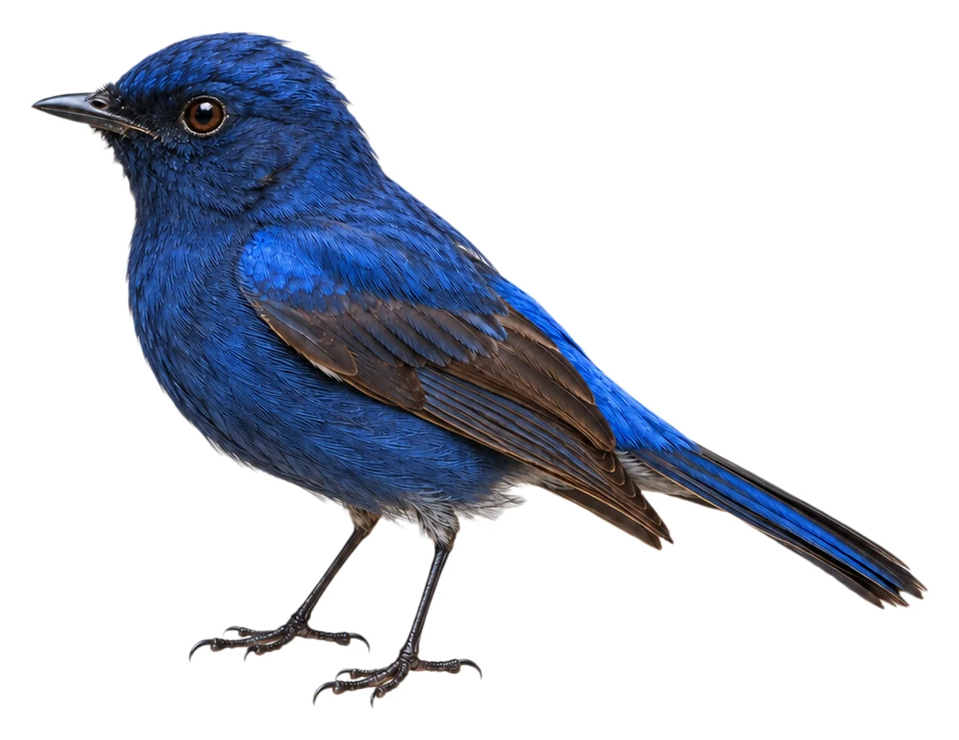 Rück's Blue Flycatcher · Original color inspiration