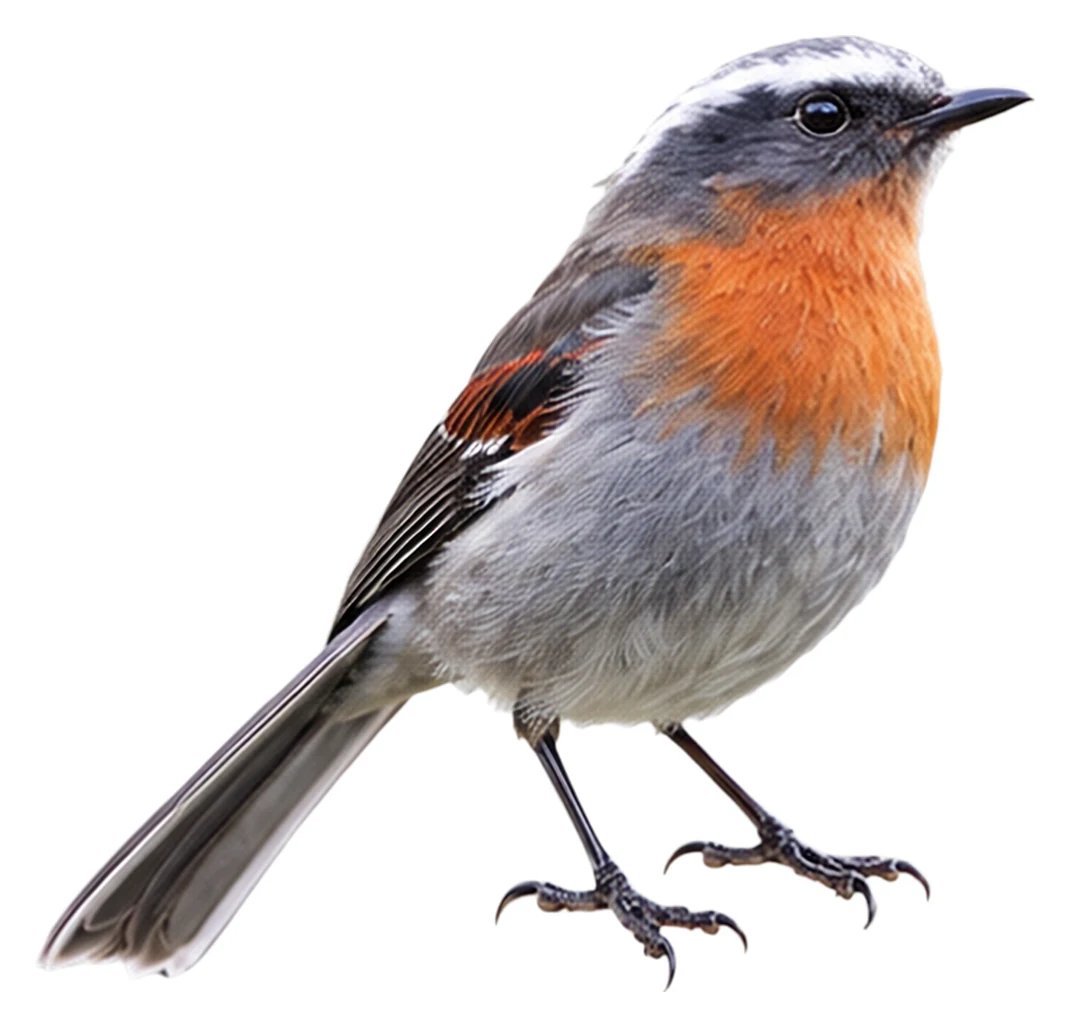 Rufous-breasted Chat-Tyrant · Original color inspiration