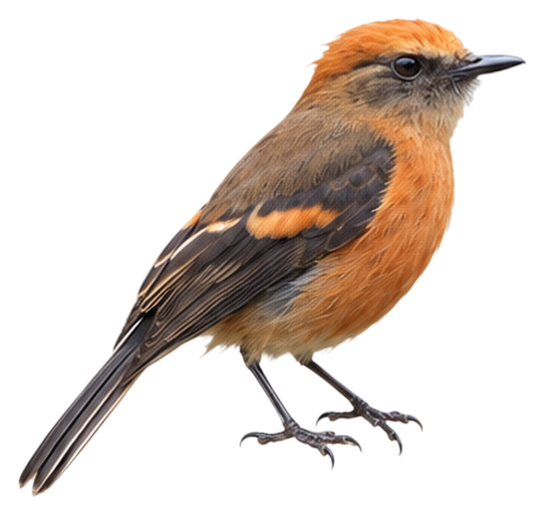 Rufous-browed Chat-Tyrant · Original color inspiration