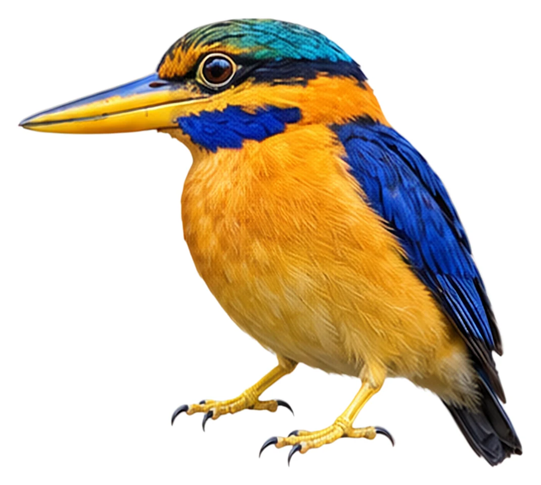 Rufous-collared Kingfisher · Original color inspiration