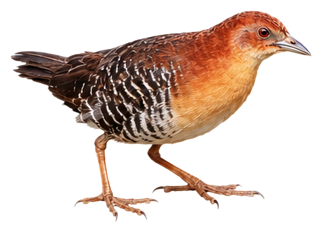 Rufous-faced Crake · Original color inspiration