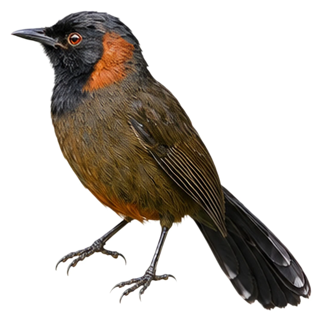 Rufous-necked Laughingthrush · Original color inspiration