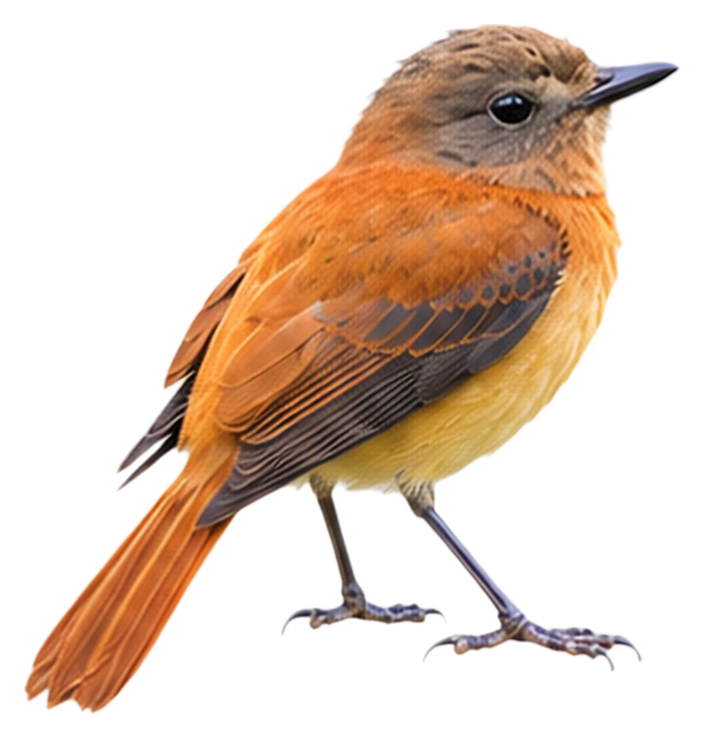 Rufous-tailed Attila · Original color inspiration
