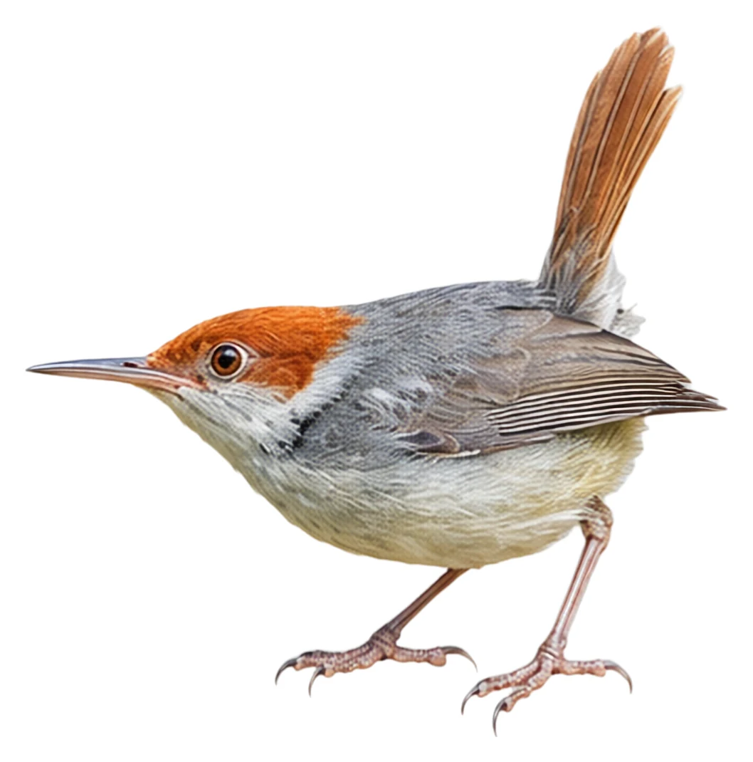 Rufous-tailed Tailorbird · Original color inspiration