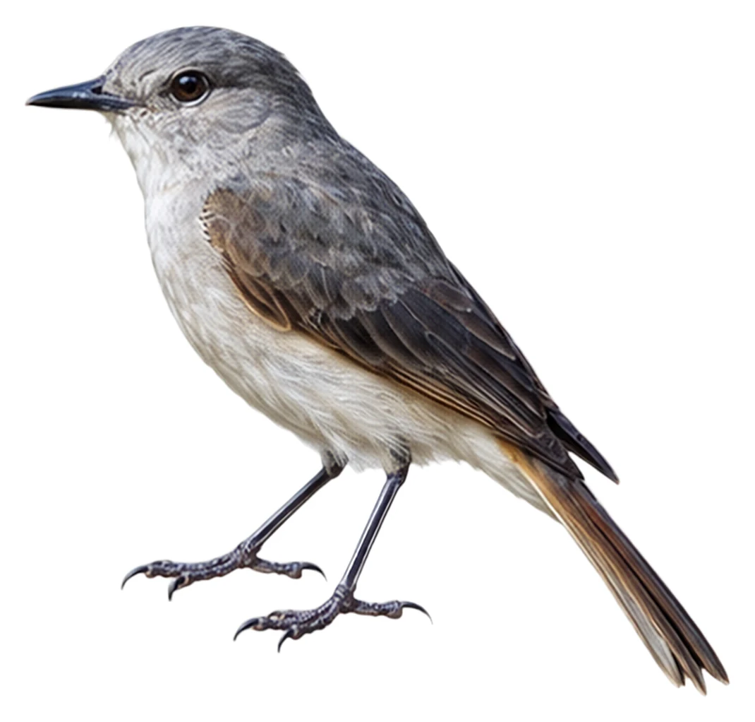 Rufous-webbed Bush Tyrant · Original color inspiration