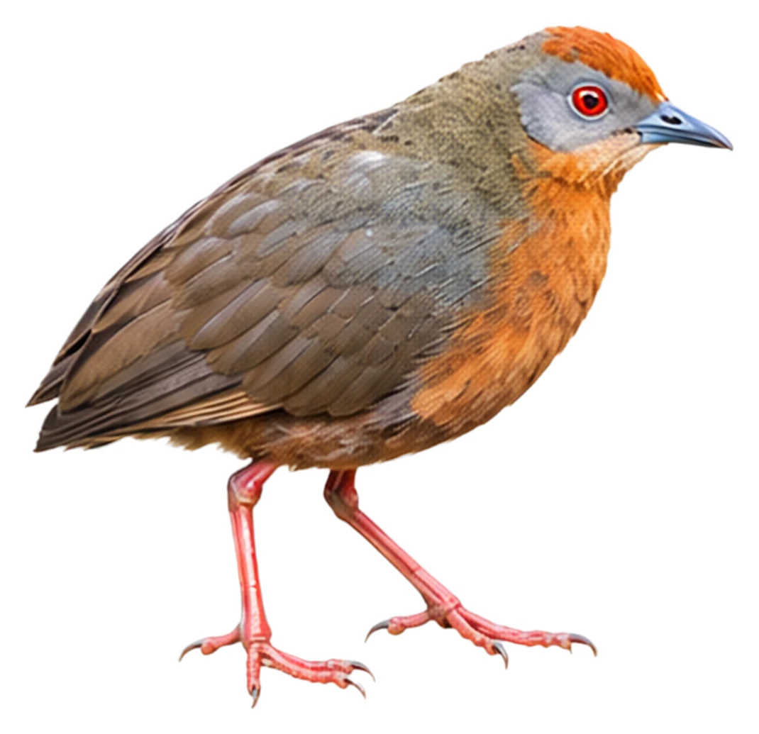 Russet-crowned Crake · Original color inspiration