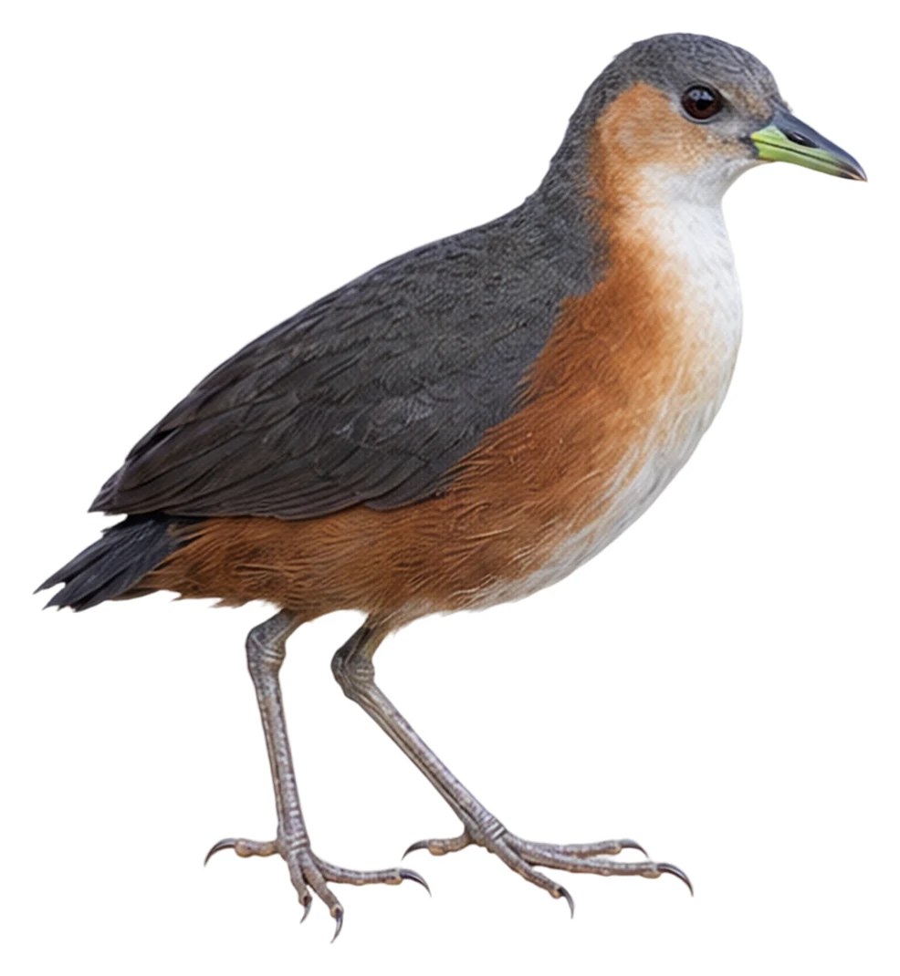 Rusty-flanked Crake · Original color inspiration
