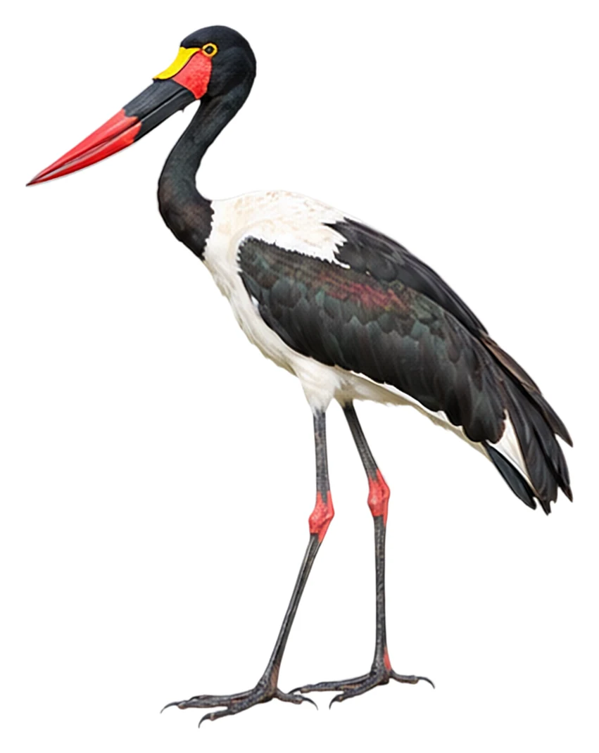 Saddle-billed Stork · Original color inspiration